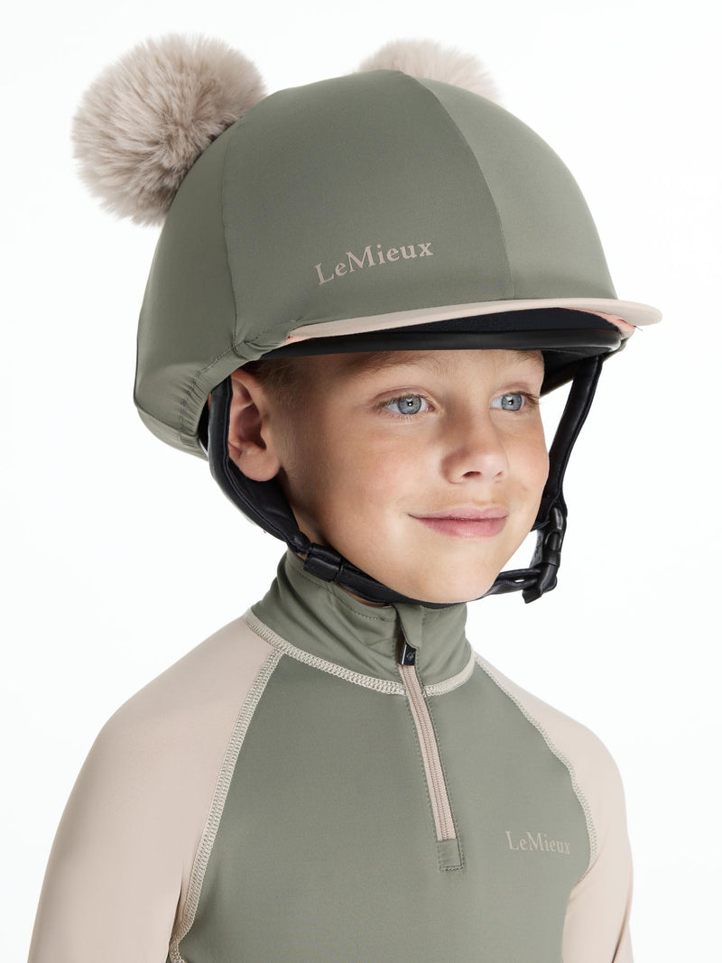 LeMieux Mini Double Pom Hat Silk FW25