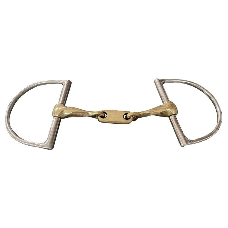 Jump In US Twisted D-Ring Tongue Plate Bit