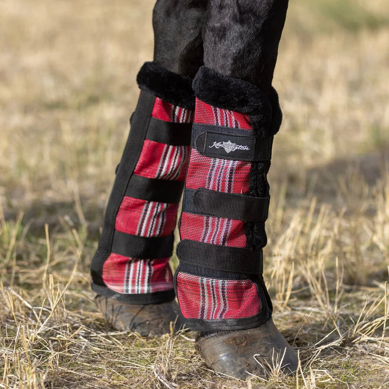 Kensington Horse Fly Boots with Fleece - Pair