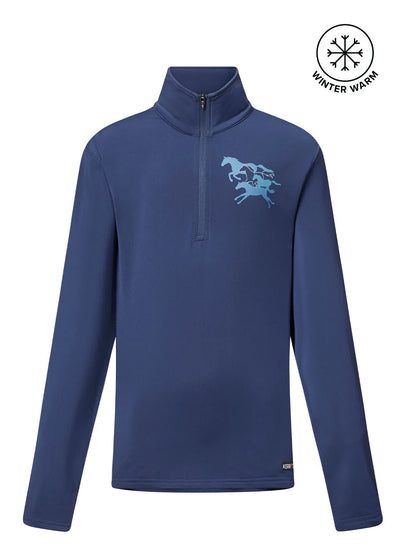 Kerrits Kids In Stride Quarter Zip Fleece Tech Top FW24