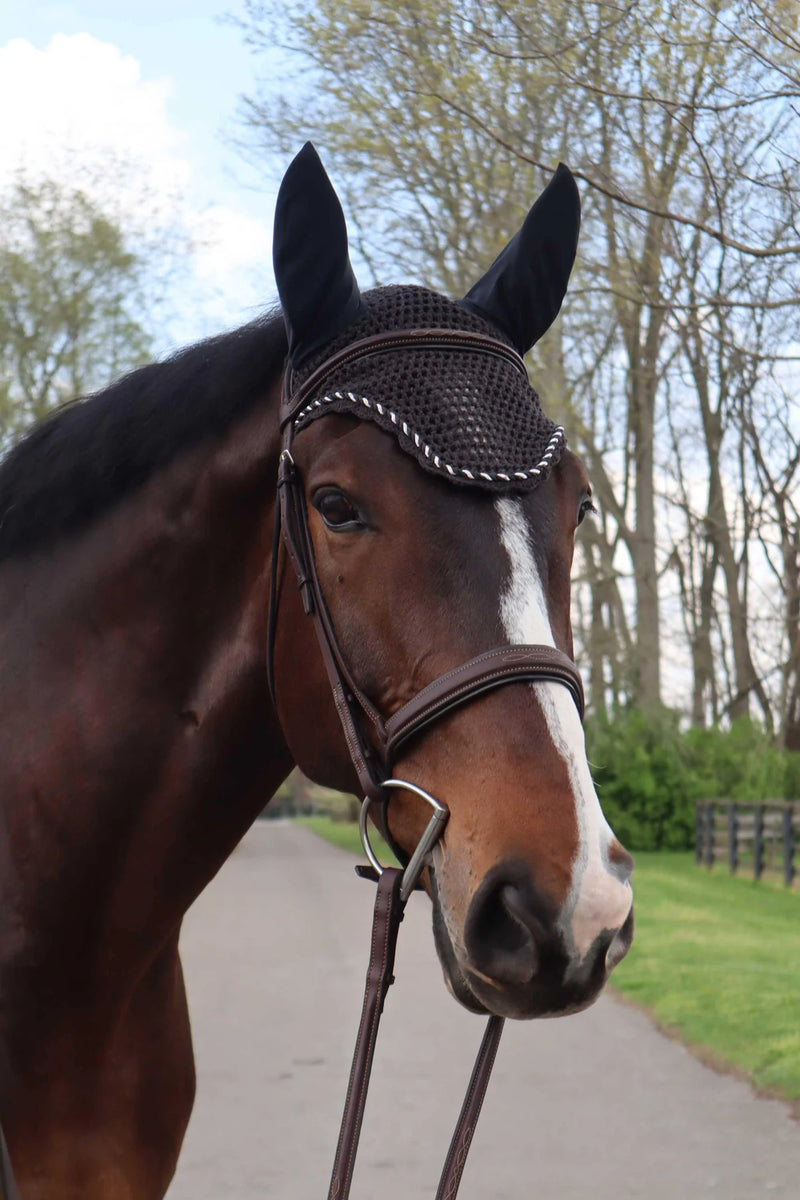 Fenwick Equestrian Liquid Titanium Mesh Ear Bonnet