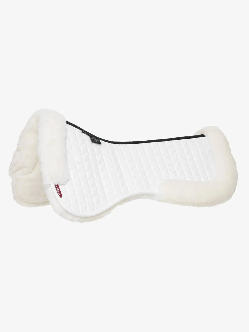 Lemieux Merino+ Dressage Half Pad White/White