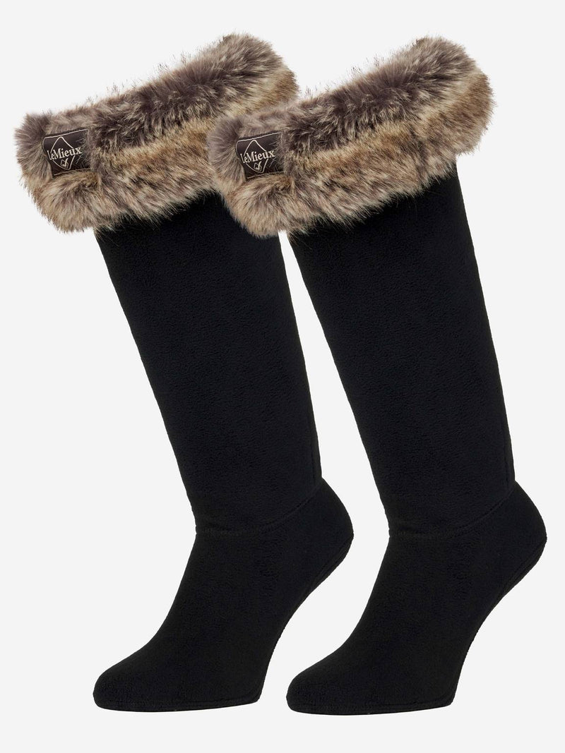 Lemieux Wellington Boot Sock Fleece Fuax Fur