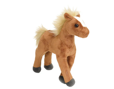 Wild Republic 8 inch Brown Standing Foal Stuffed Animal