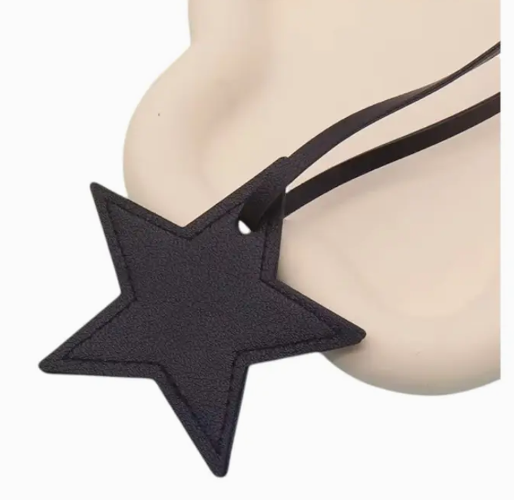 Toss Designs - Bag Charm  Black Star