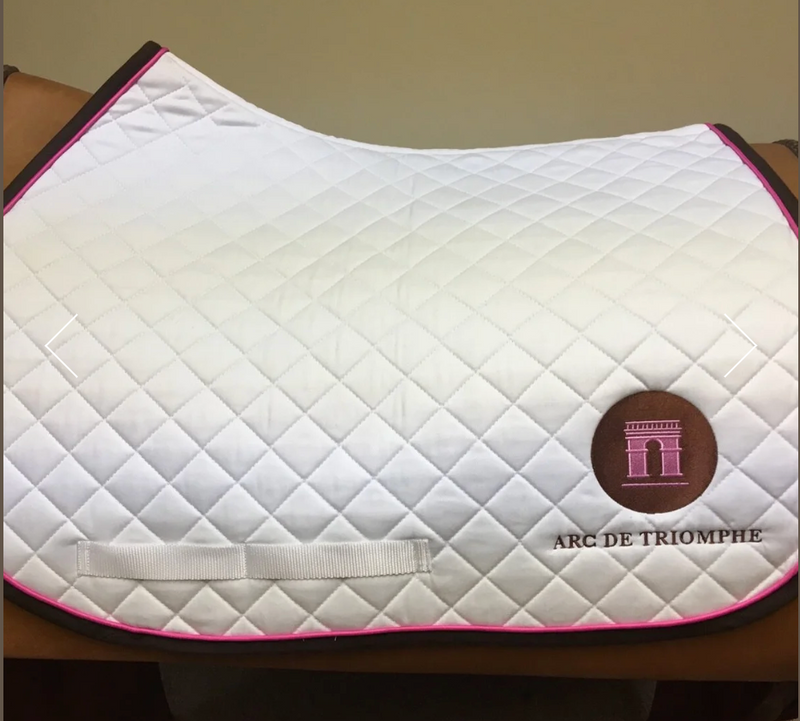 Arc de Triomphe® Embroidered Saddle Pad