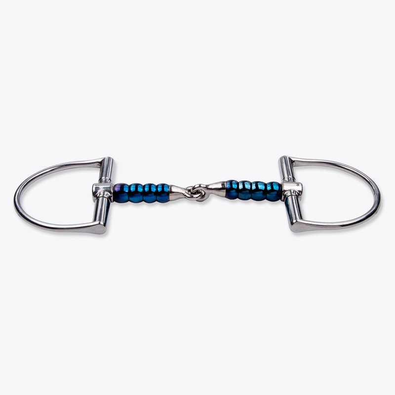 TRUST Sweet Iron Dee Ring Cherry Roller Snaffle