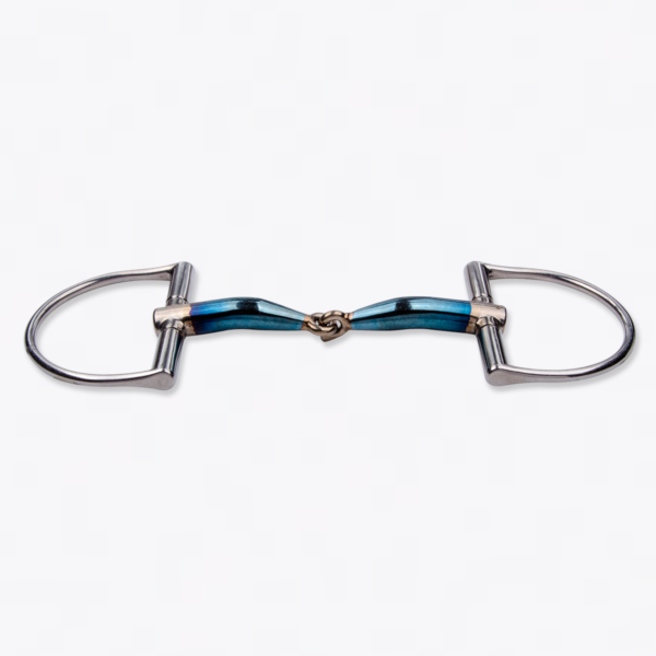 TRUST Sweet Iron Dee Ring Locking Single Joint Snaffle
