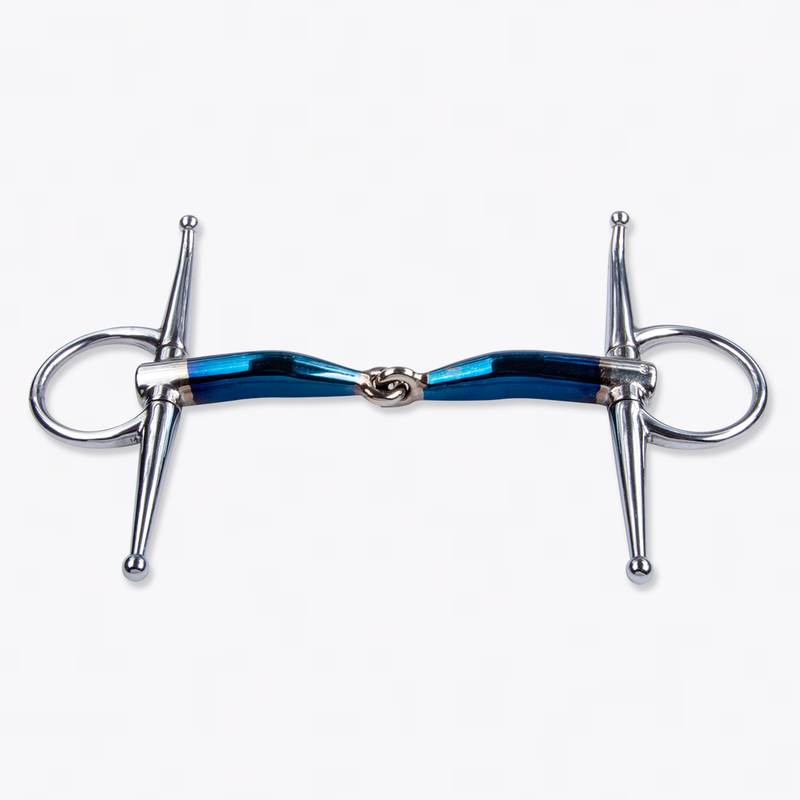 TRUST Sweet Iron Dee Ring Locking Single Joint Snaffle