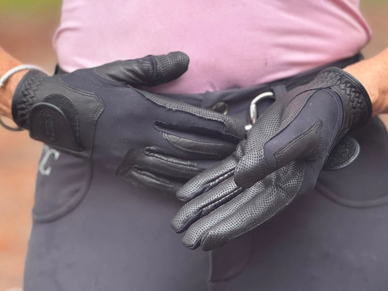 Correct Connect Tackified Copper Tech™️ Leather Premium Riding Glove