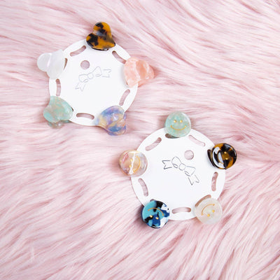 Mini Momo - Hair Claw Clip for Women and Girls - Cute Small Pin Heart