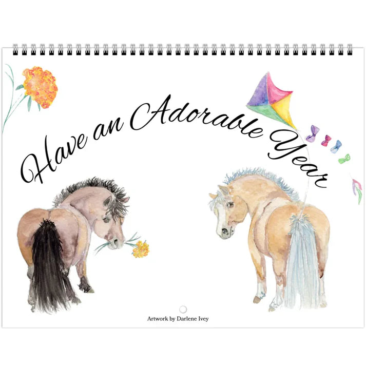 SonaEquestrian Adorable Ponies 2025 Calendar