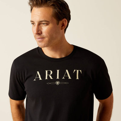 Ariat Men's B&W Logo T Shirt FW24