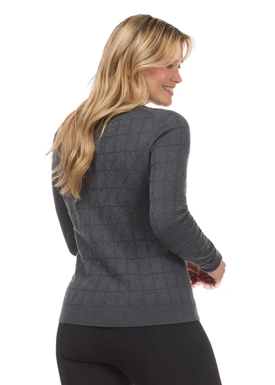Kerrits Ladies Bit of Diamond Crew Neck Sweater FW25