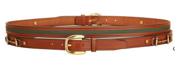 Tory 1" Leather Ribbon Bit Belt