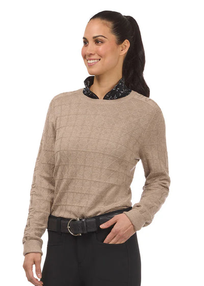 Kerrits Ladies Bit of Diamond Crew Neck Sweater FW25