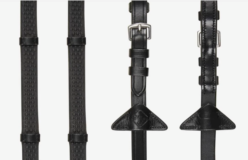 LeMieux Soft Rubber Reins with Stoppers