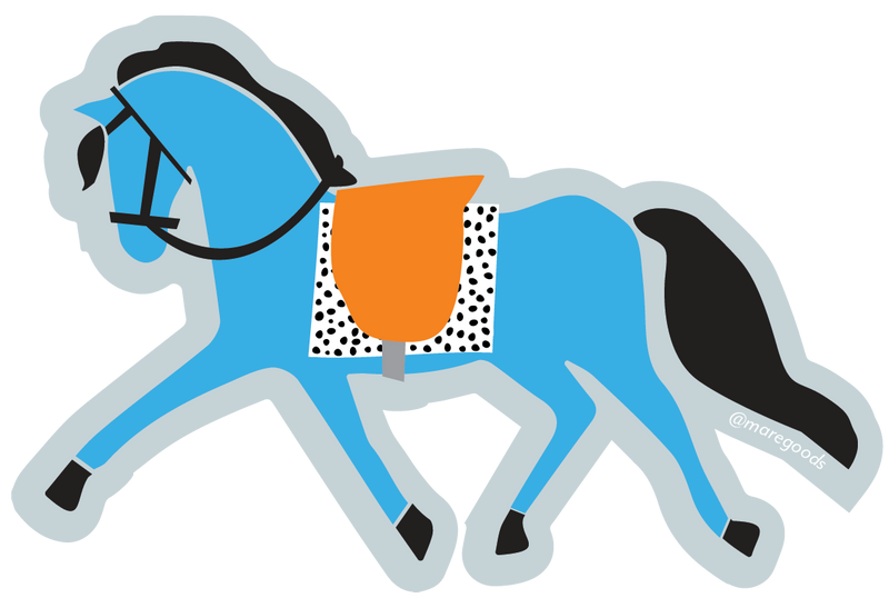 Mare Modern Goods - Dressage Pony Sticker