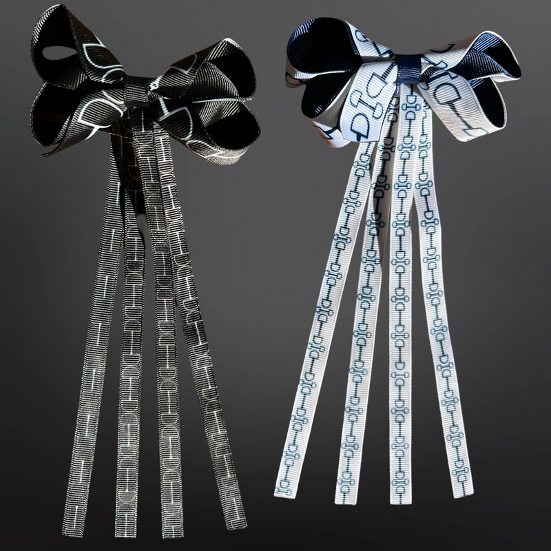 Westrian International - Equestrian Blue Ribbon Snaffle Bit Hair Bow Clip