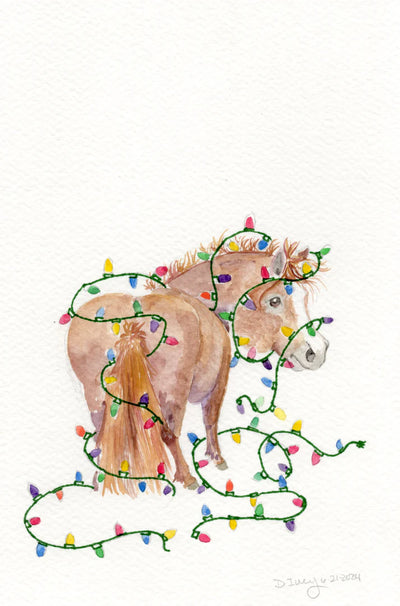 SonaEquestrian Holiday Greeting Card 10 Pack