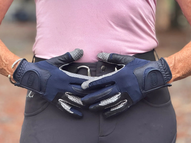 Correct Connect Oil-Tac Copper Tech™️ Leather Premium Riding Glove