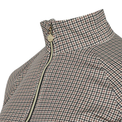 Dapplebay Houndstooth 1/4 Zip Riding Shirt