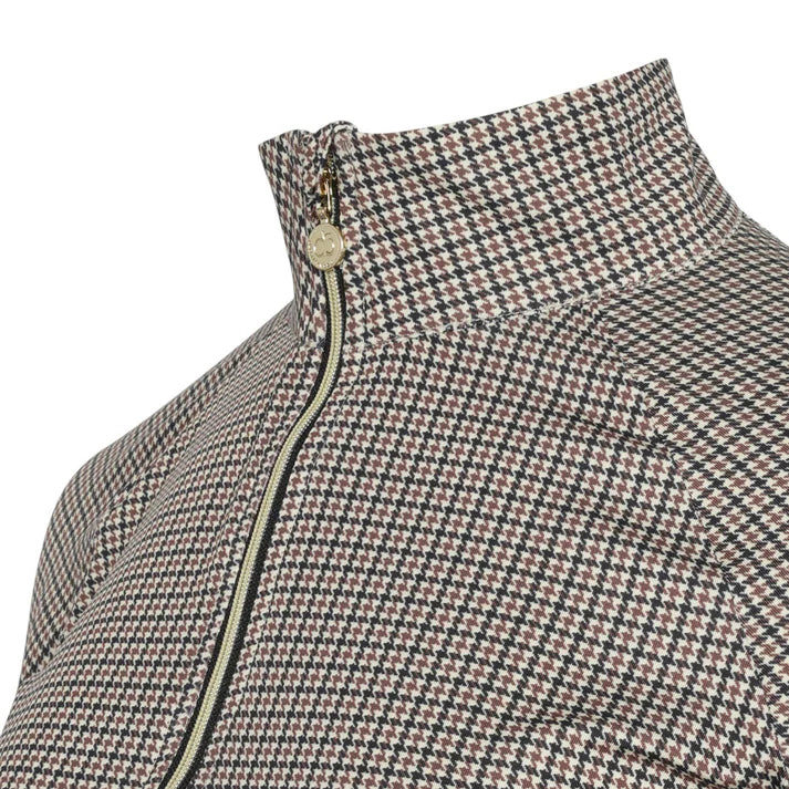 Dapplebay Houndstooth 1/4 Zip Riding Shirt