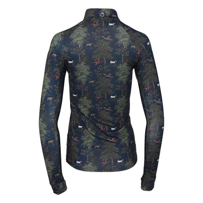 Dapplebay Autumn Toile 1/4 Zip Riding Shirt
