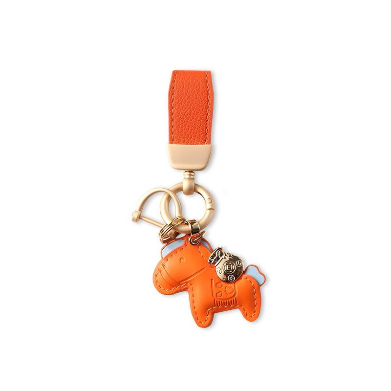 Toss Designs - Bag Charm/Key Fob Horse Orange