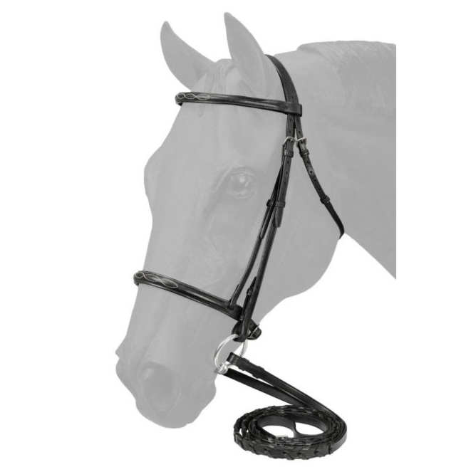 Equitare Raised Fancy Stitched Bridle Full