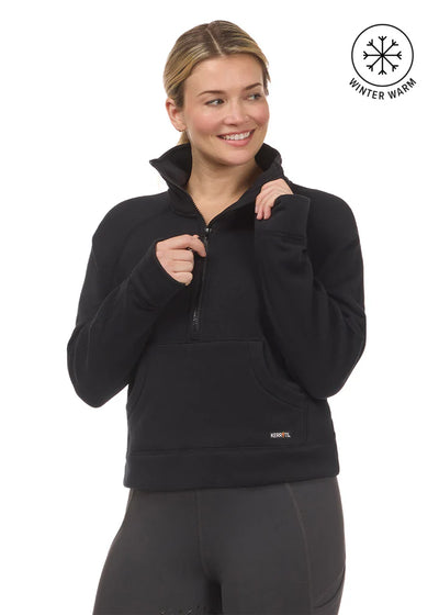 Kerrits Ladies Etched Equine Half Zip Sweatshirt FW25