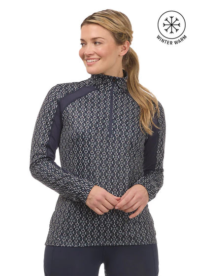 Kerrits Ladies First Level Quarter Zip Stretch Fleece Tech Top FW25