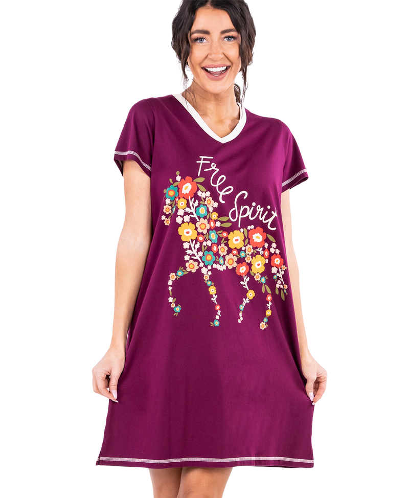 Lazy One Ladies Nightshirt FW24