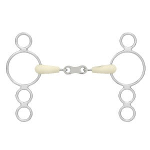 Happy Mouth Double Joint Roller 3 Ring Gag (Copy)