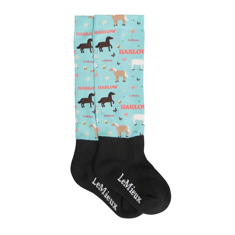 LeMieux Harlow Print Footsie Socks SS25