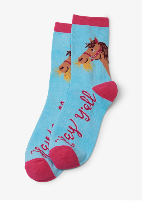 Little Blue House Ladies Socks