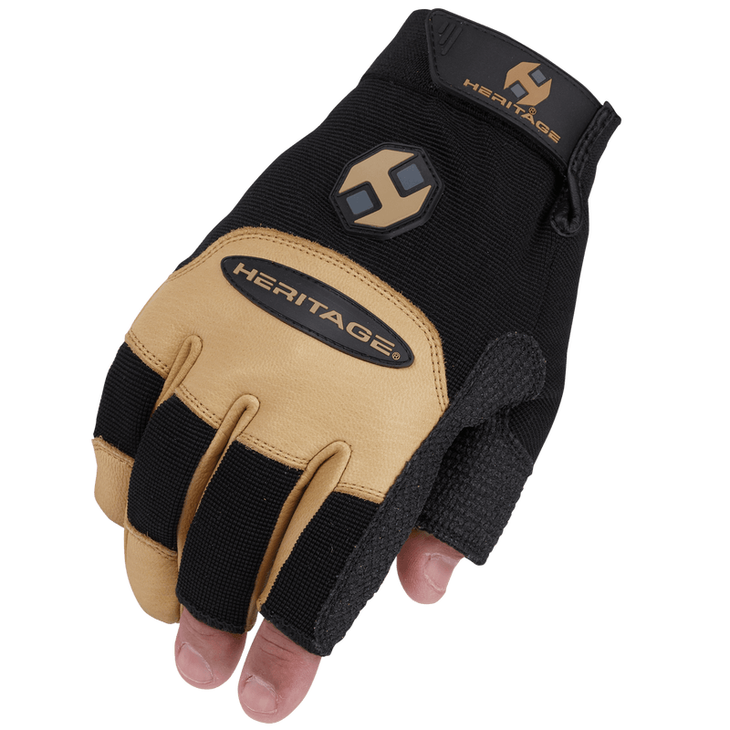Heritage Farrier Work Glove Black/Tan