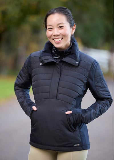 Kerrits Ladies Hoofprint Quilted Pullover Jacket FW25