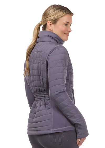 Kerrits Ladies Hoofprint Quilted Pullover Jacket FW25