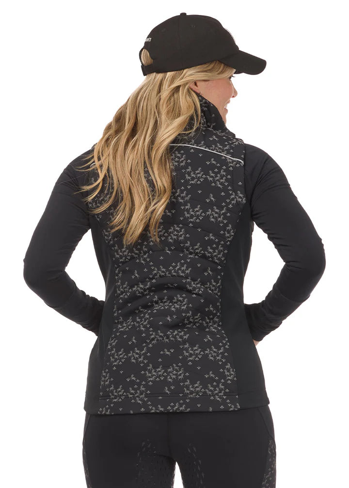 Kerrits Ladies Horse Reflection Quilted Vest FW25