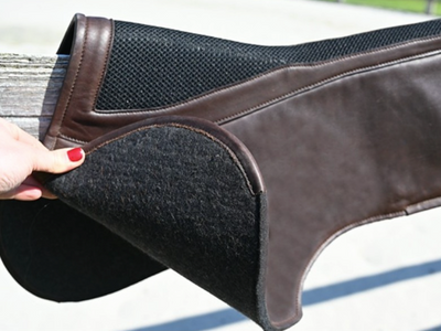 Jump'in Leather and Felt Shock Absorber Saddle Pad