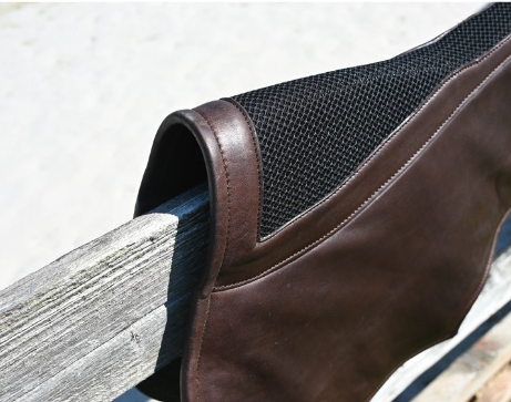 Jump in Leather and Felt Shock Absorber Saddle Pad Fair Hill Saddlery