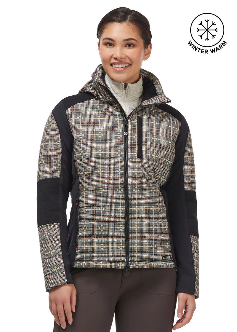 Kerrits Bits of Plaid Quilted Jacket FW24