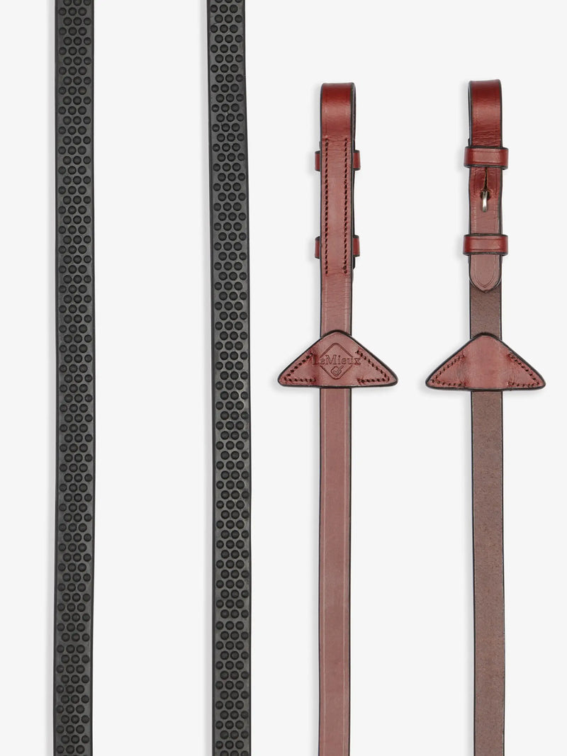 LeMieux Soft Rubber Reins with Hook and Pin end