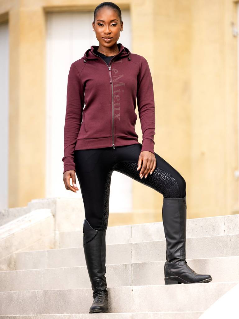 Pier One Sweat zippé - mottled bordeaux/bordeaux chiné - ZALANDO Pier One Sweat zippé - mottled bordeaux/bordeaux chiné - ZALANDO