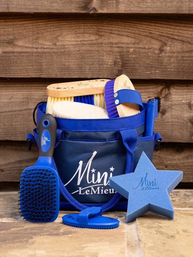 LeMieux Mini Grooming Set with Bag Benetton Blue