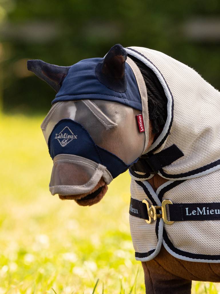 LeMieux Toy Pony Fly Mask Navy One Size