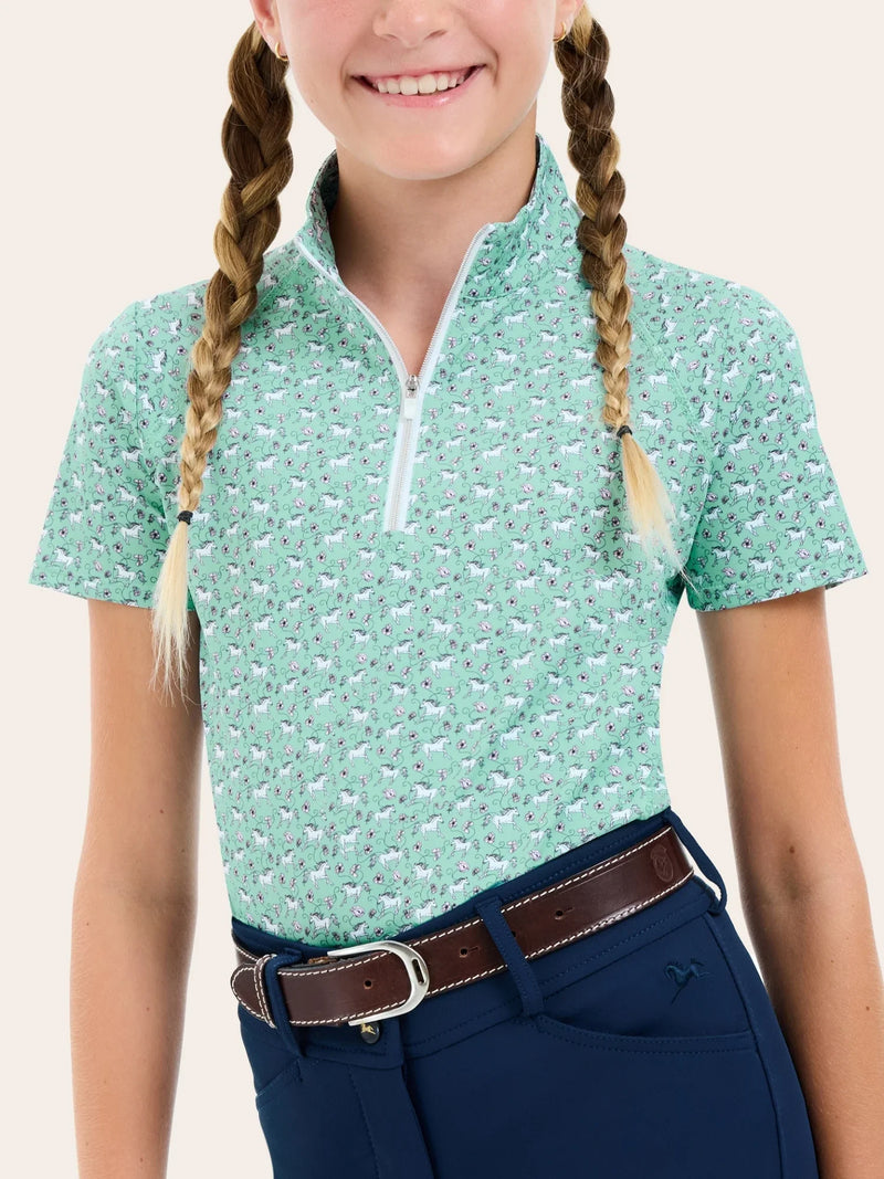 R.J. Classics Lucy Jr. 1/4 Zip SS Shirt SS25