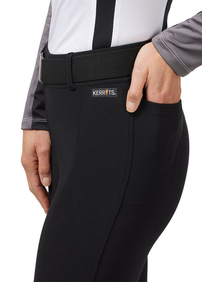 Kerrits Ladies Microcord Extended Knee Patch Bootcut Riding Pant FW25