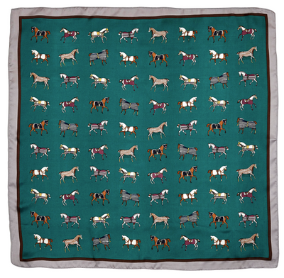 AWST Mini Horses in Blankets Scarf